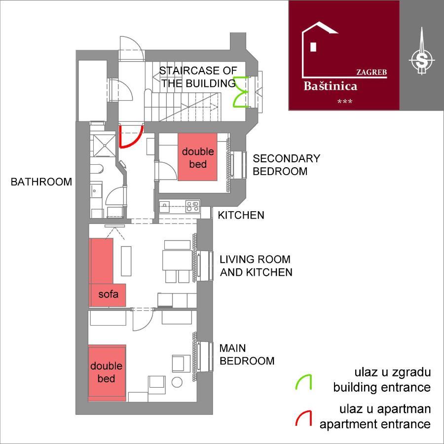 Bastinica Superior Apartment, Old Town In City Center Zagreb Exterior photo